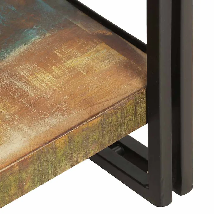 Bibliothèque 5 niveaux 40x30x180 cm Bois de récupération massif - 4