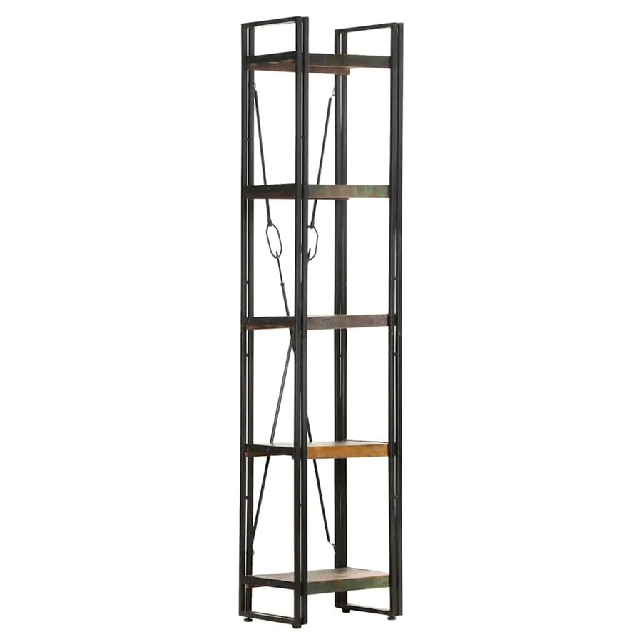 Bibliothèque 5 niveaux 40x30x180 cm Bois de récupération massif - 6