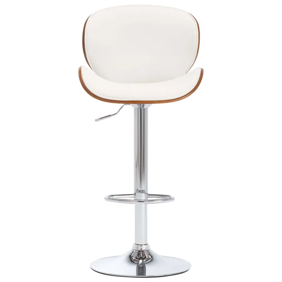Tabouret de bar Blanc Similicuir - 2