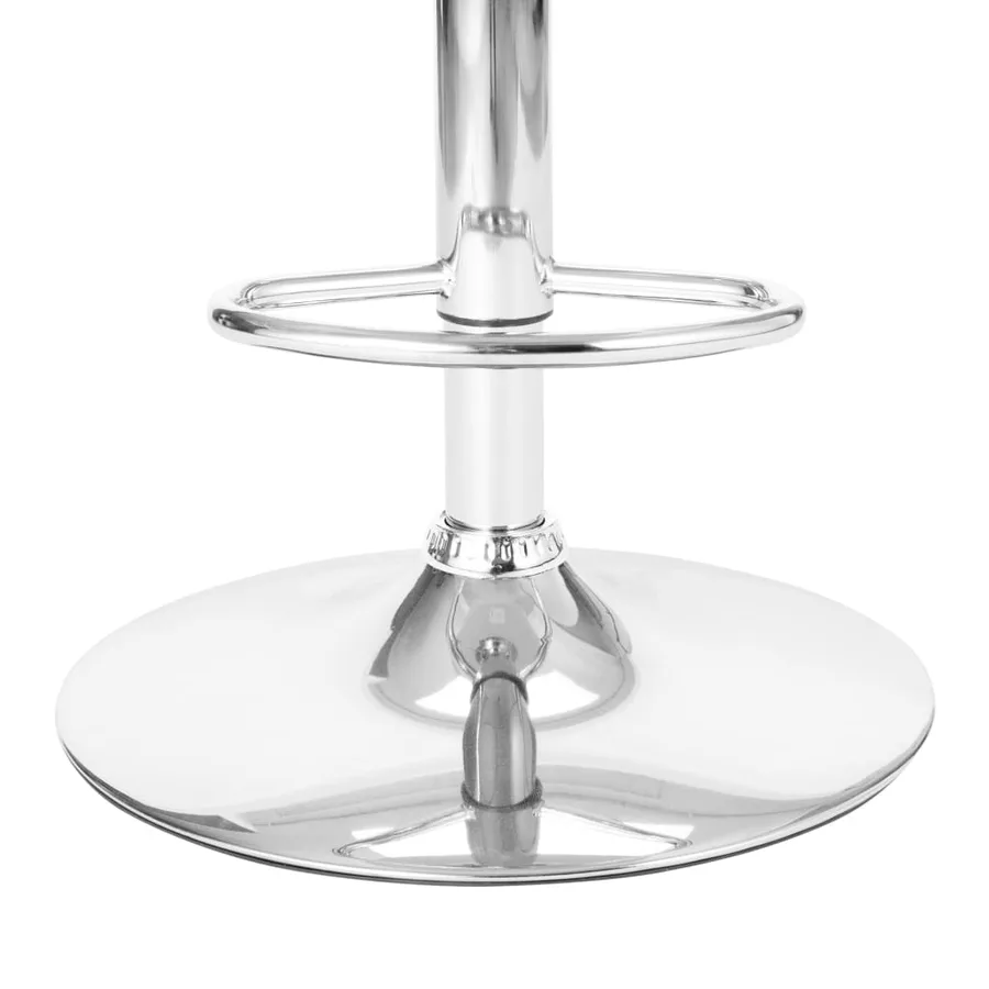 Tabouret de bar Blanc Similicuir - 6