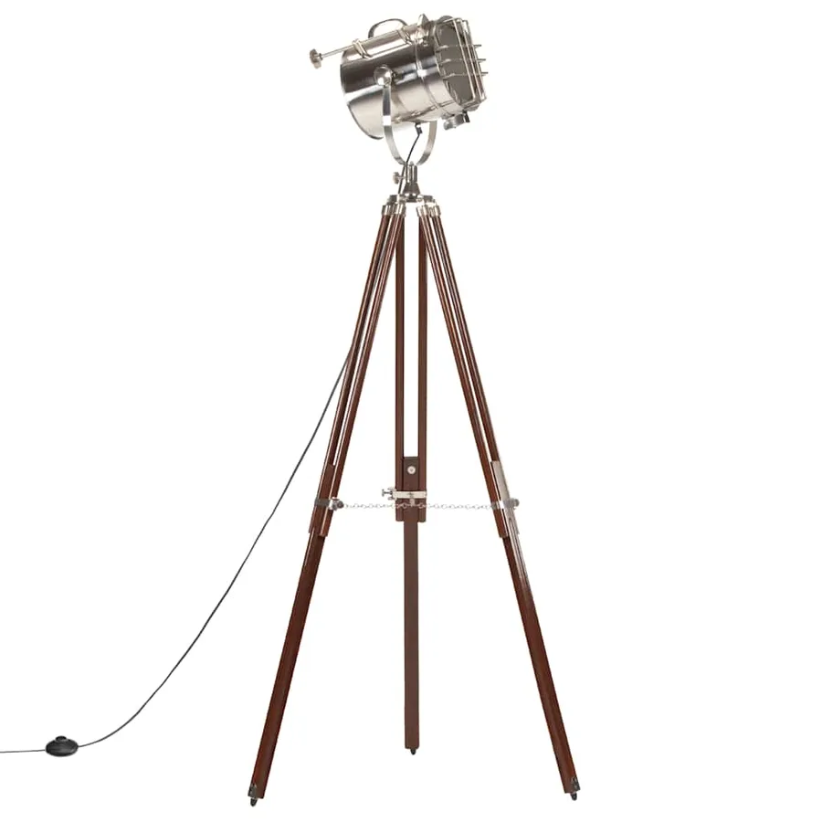 Lampadaire à trépied bois de manguier massif 180 cm - 2