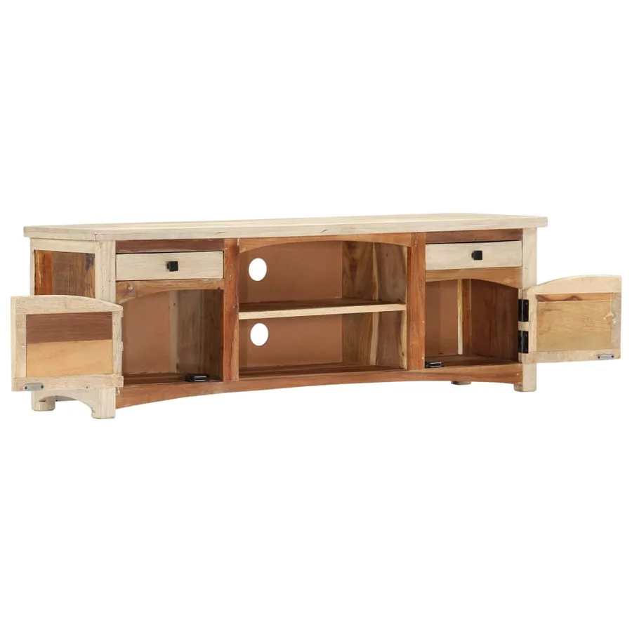 Meuble TV 120 x 30 x 40 cm Bois de récupération massif - 3