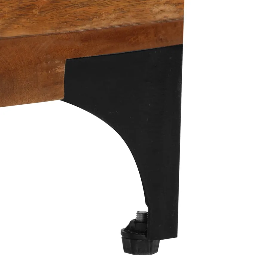 Meuble TV 118x35x45 cm Bois de récupération massif - 6