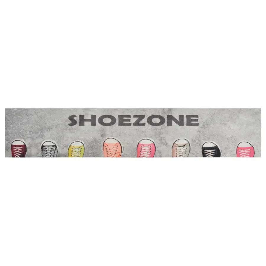 Tapis de cuisine lavable impression shoezone 60x300 cm velours - 2