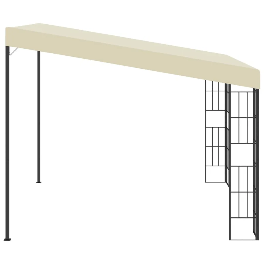 Belvédère mural 3x3 m Crème Tissu - 3