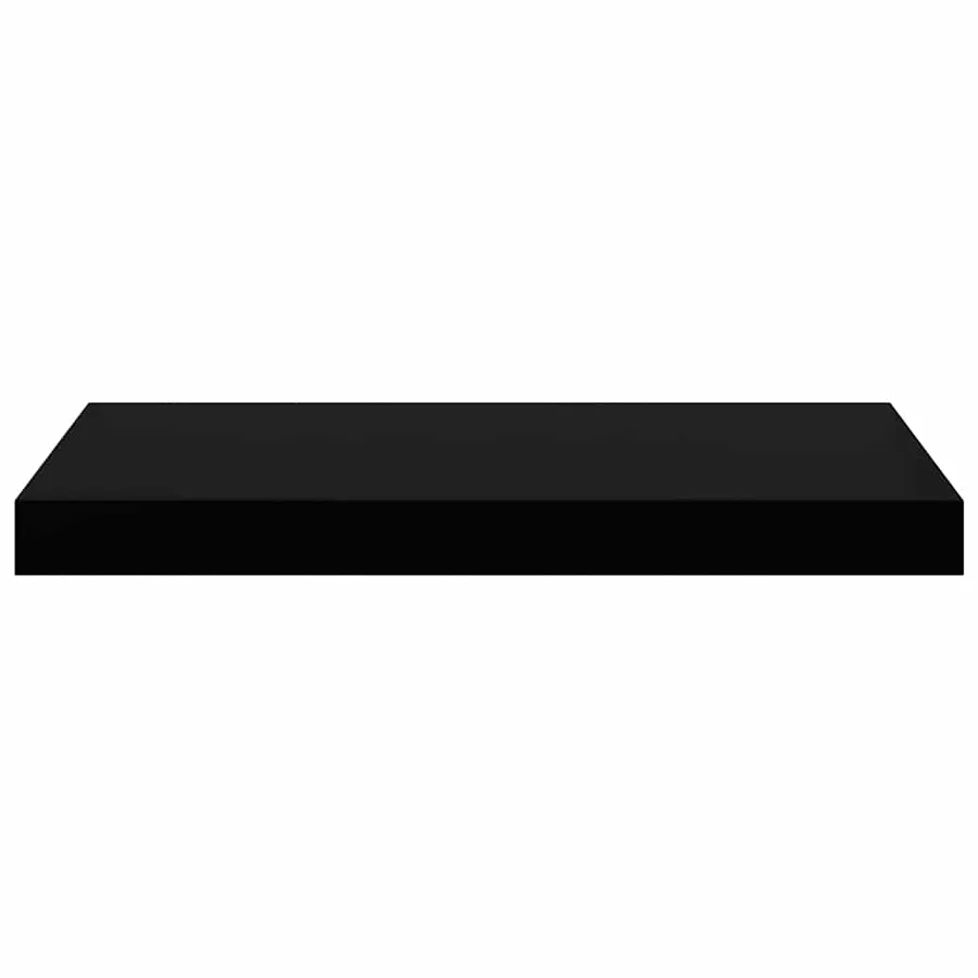 Étagère murale flottante noir 50x23,5x3,8 cm MDF - 6