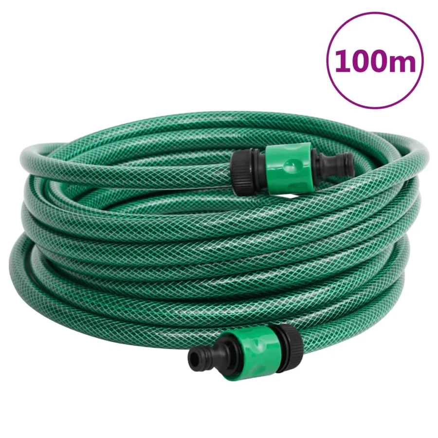 Tuyau de piscine vert 100 m PVC - 5