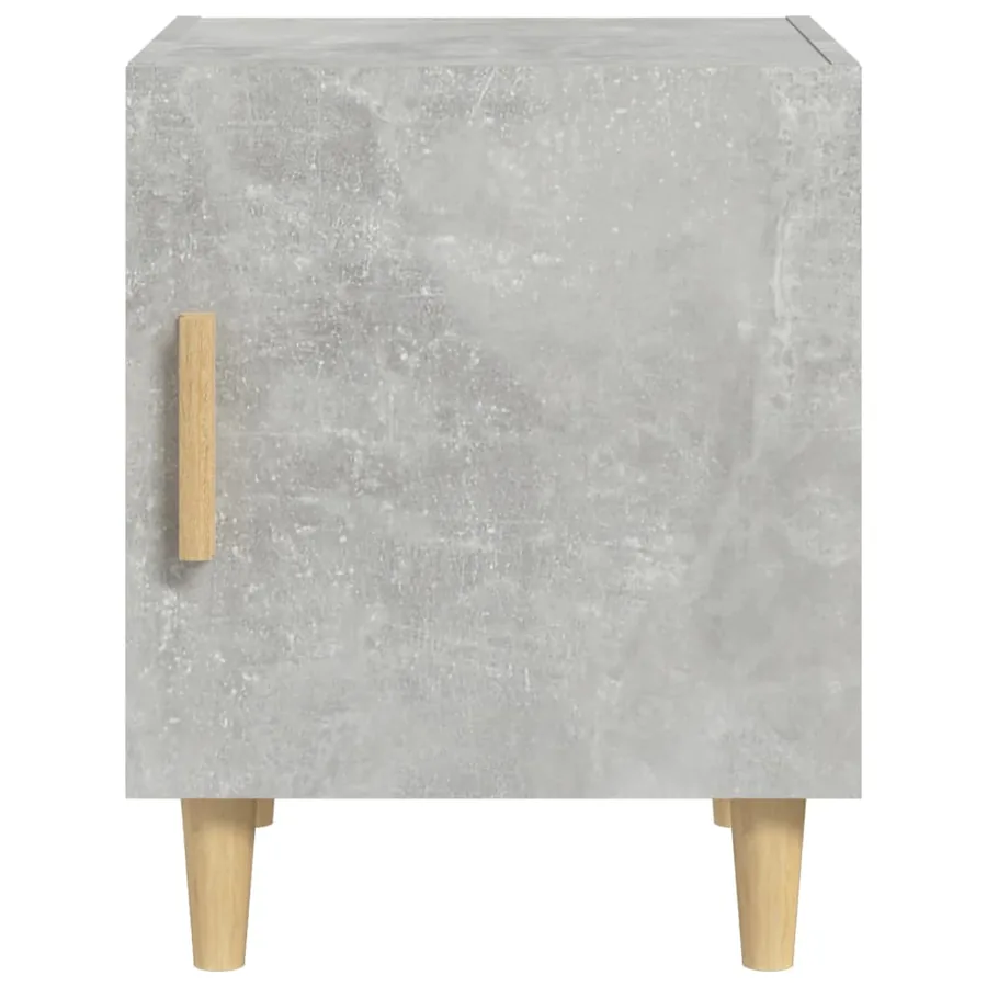 Table de chevet Gris béton Bois d'ingénierie - 3