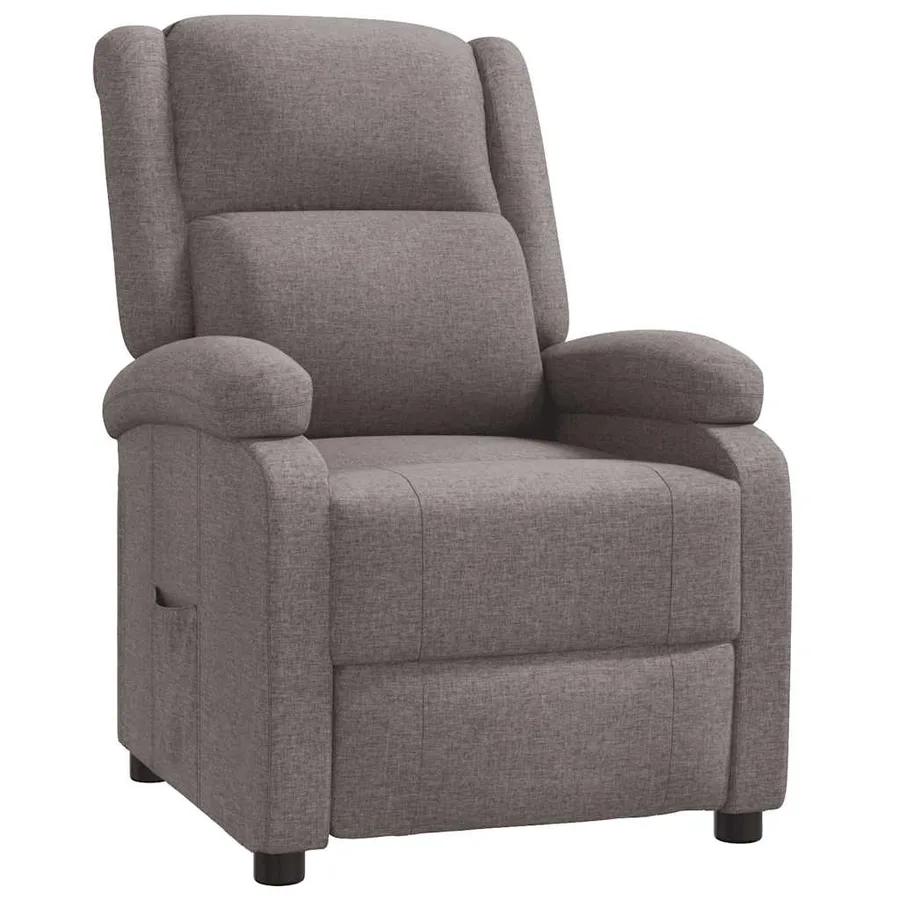 Fauteuil inclinable Taupe Tissu - 2