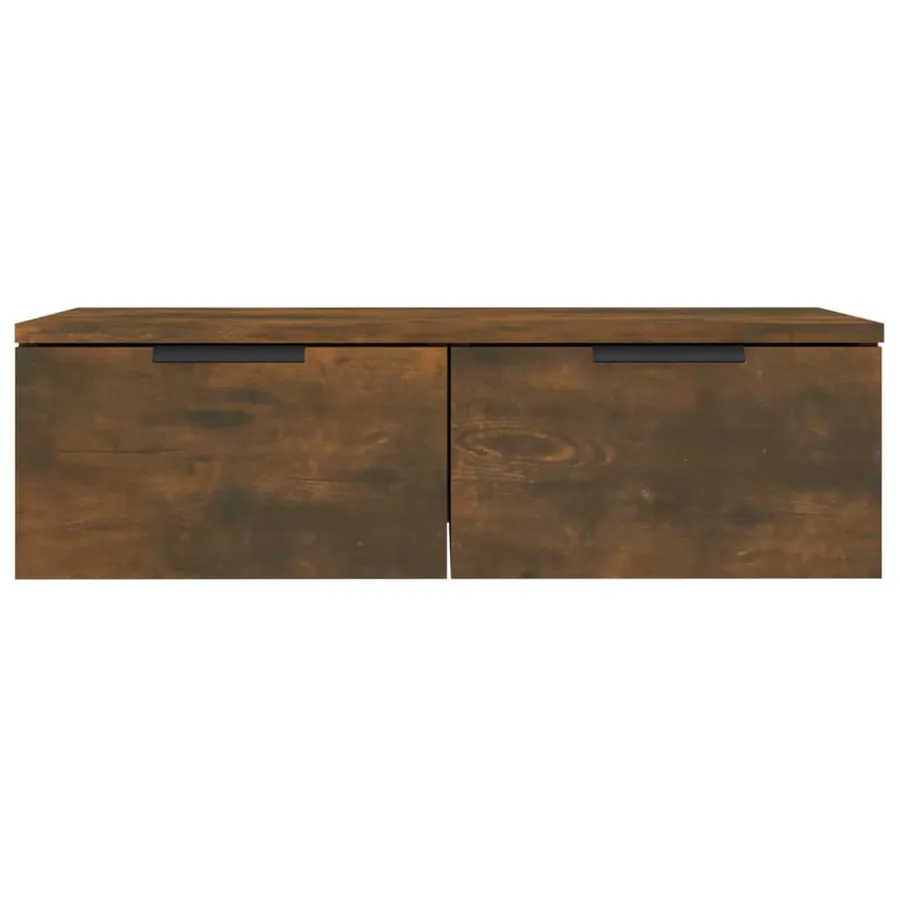 Armoire murale Chêne fumé 68x30x20 cm Bois d'ingénierie - 7