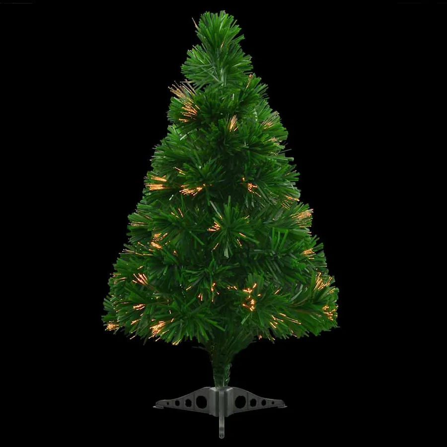 Arbre de Noël artificiel Fibre optique 64 cm Vert - 5
