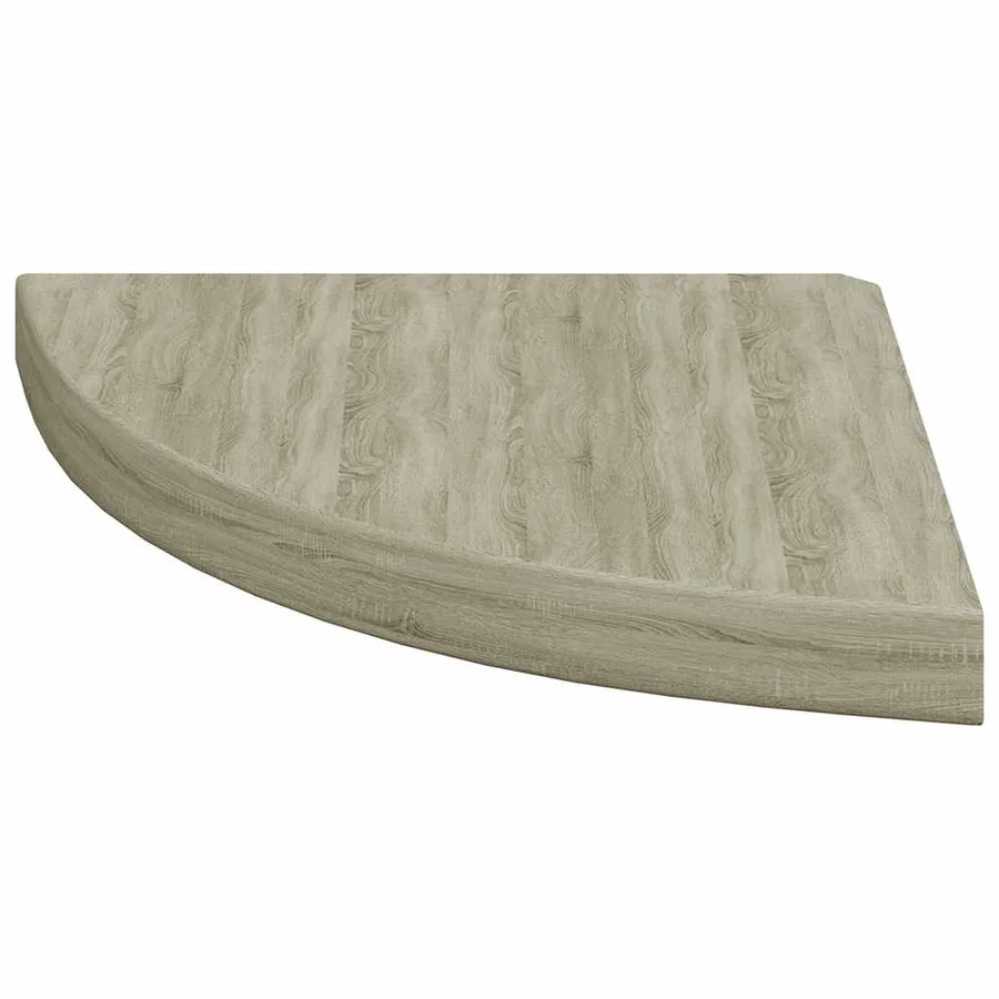 Étagères d'angle flottantes 4 pcs chêne 35x35x3,8 cm MDF - 6