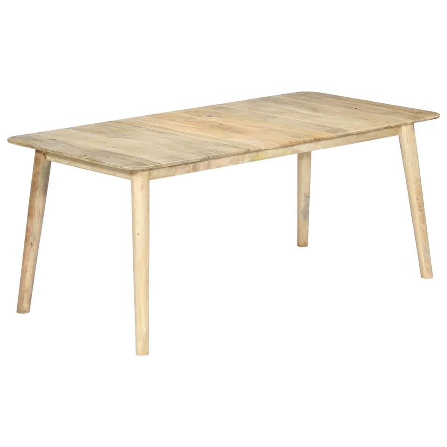 Table de salle à manger 180x90x76 cm Bois de manguier massif - 10