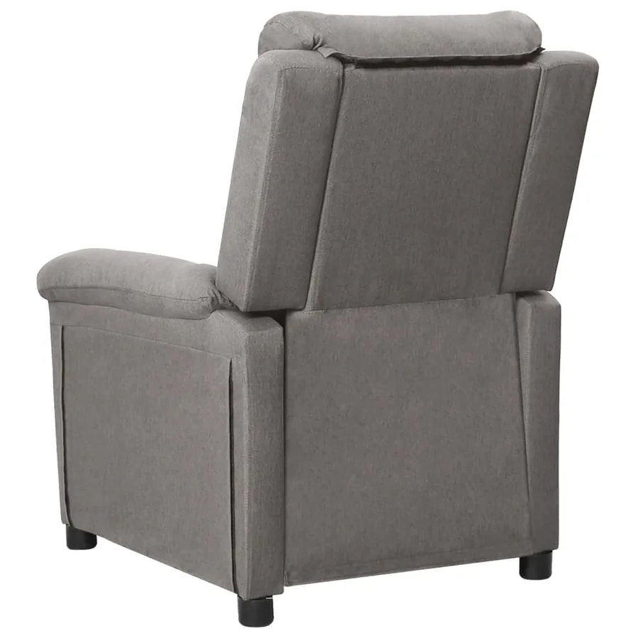 Fauteuil inclinable électrique Gris clair Tissu - 5