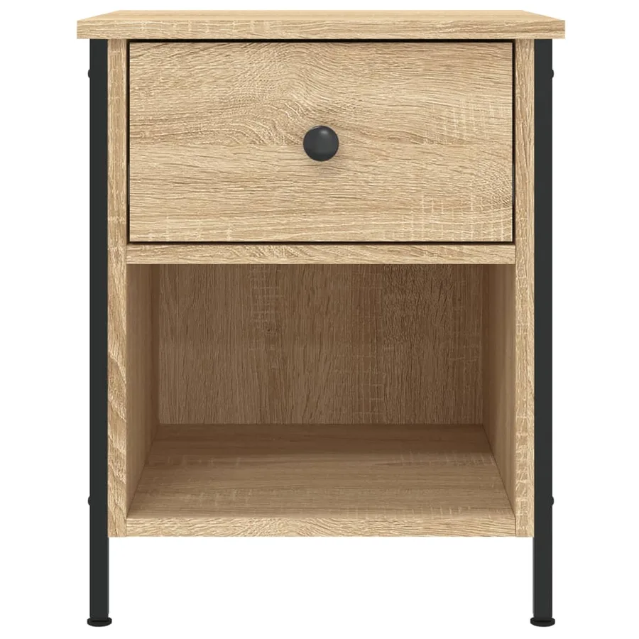 Tables de chevet 2 pcs chêne sonoma 40x42x50 cm bois ingénierie - 7