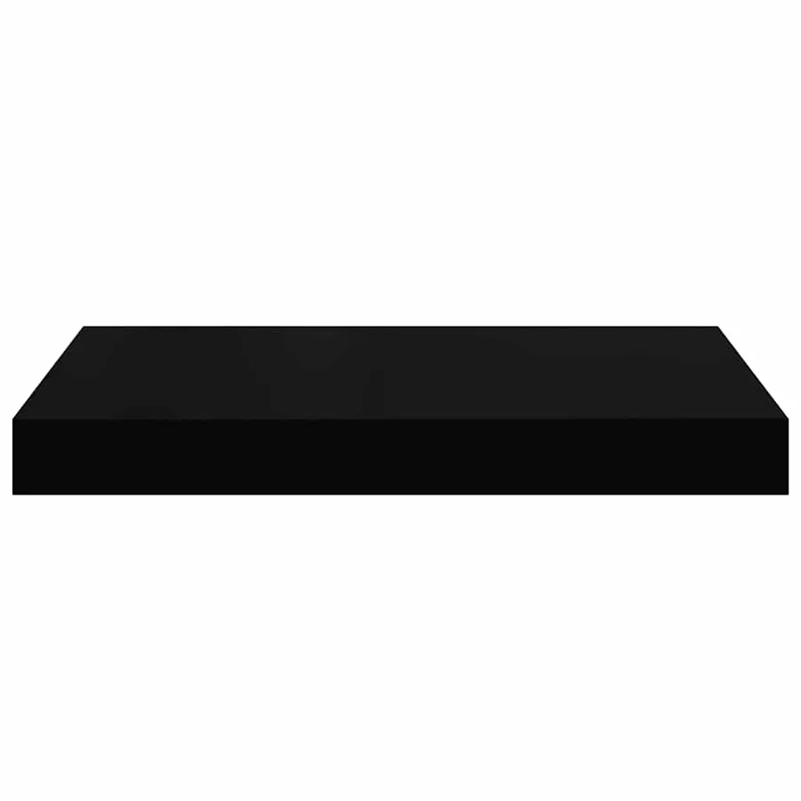 Étagère murale flottante noir 40x23,5x3,8 cm MDF - 6