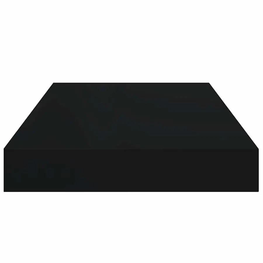 Étagère murale flottante noir 40x23,5x3,8 cm MDF - 7