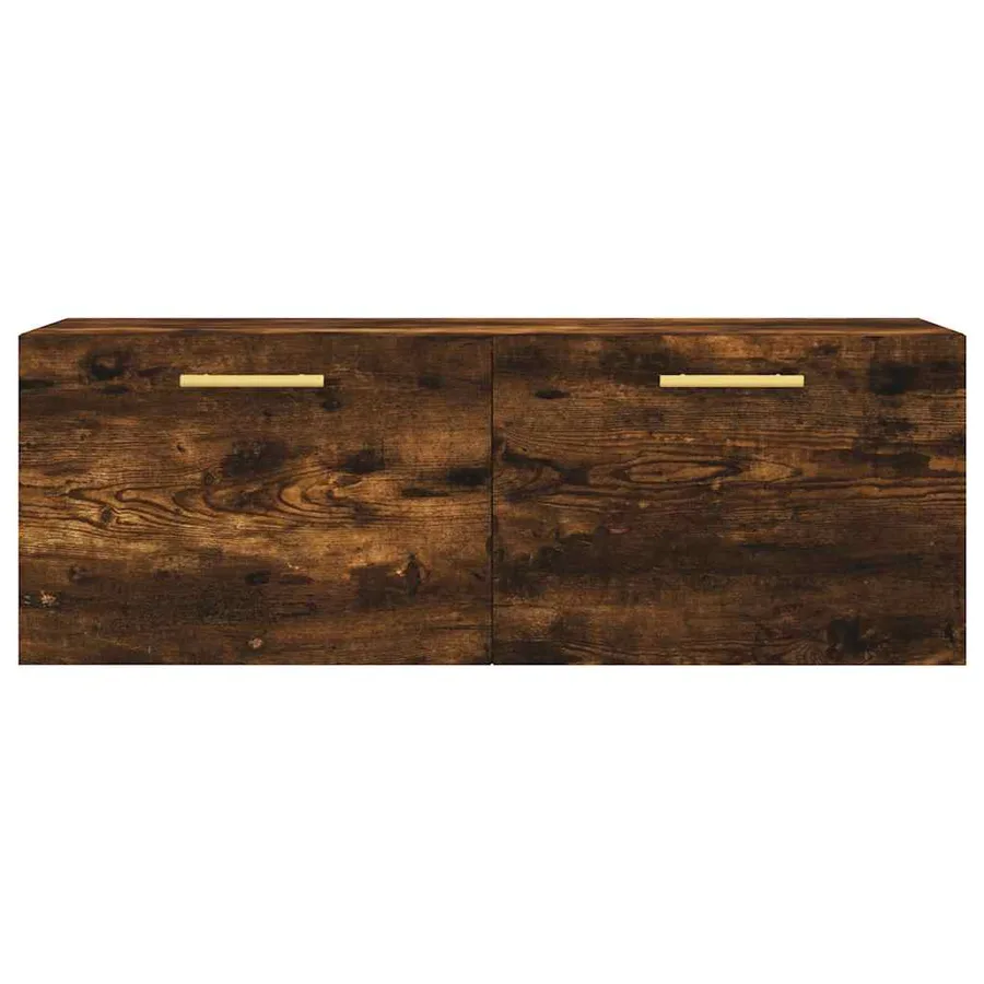 Armoire murale Chêne fumé 100x36,5x35 cm Bois d'ingénierie - 5