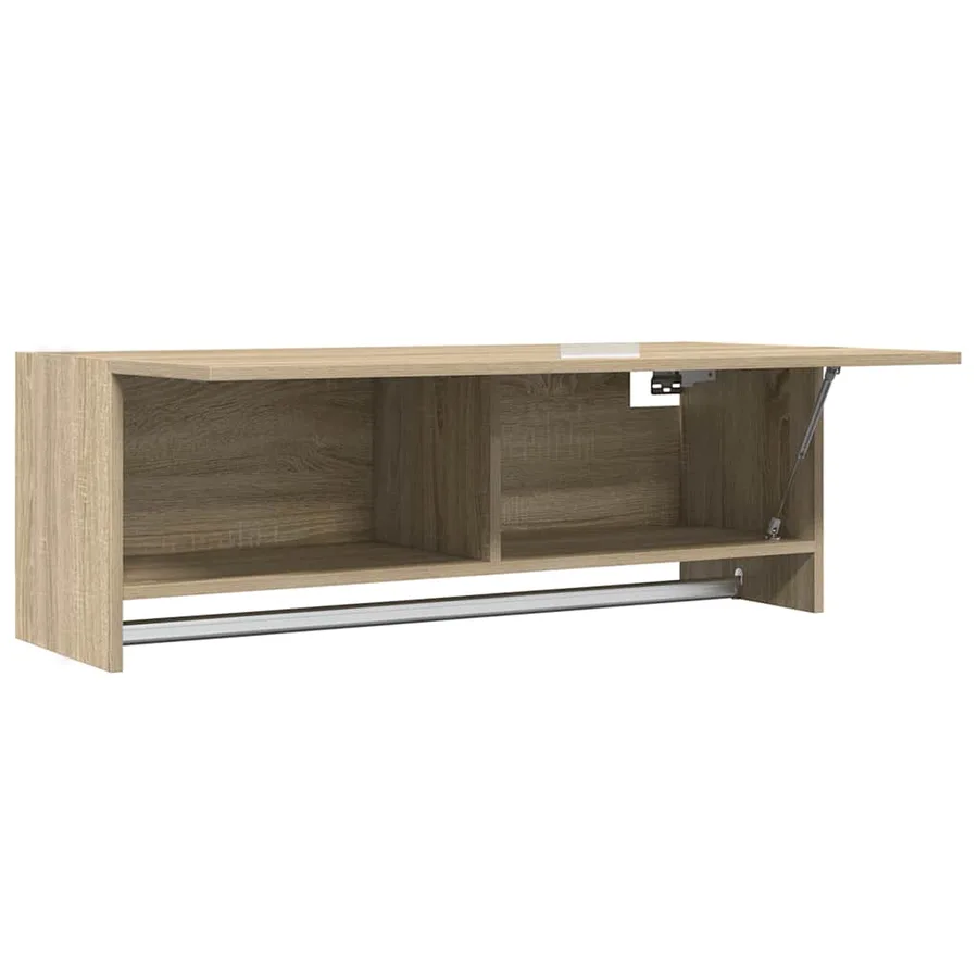 Garde-robe chêne sonoma 100x32,5x35 cm bois d'ingénierie - 5