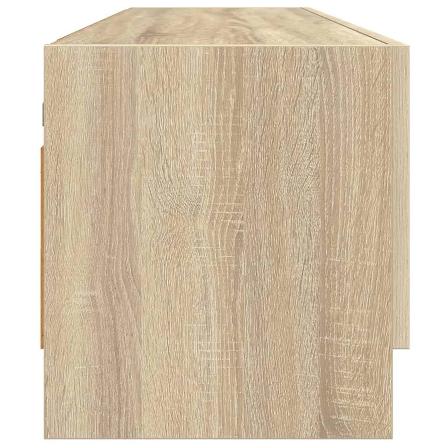 Garde-robe chêne sonoma 100x32,5x35 cm bois d'ingénierie - 6