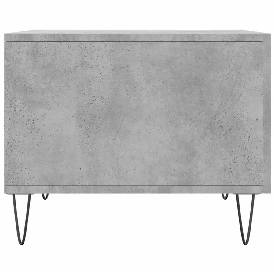 Tables basses 2 pcs gris béton 50x50x40 cm bois d'ingénierie - 8