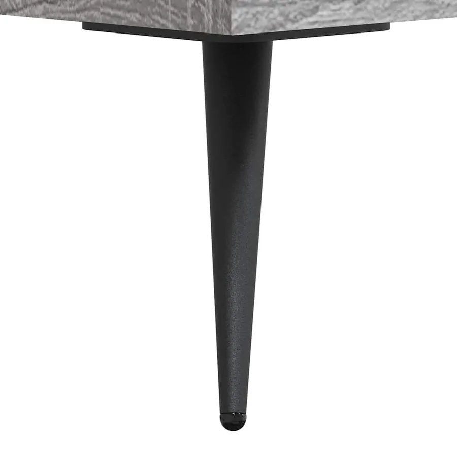 Buffet haut sonoma gris 69,5x31x115 cm bois d'ingénierie - 11