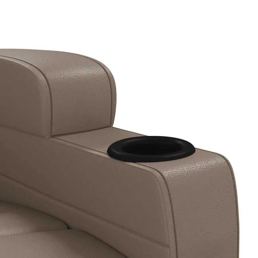 Fauteuil de massage électrique Cappuccino Similicuir - 9