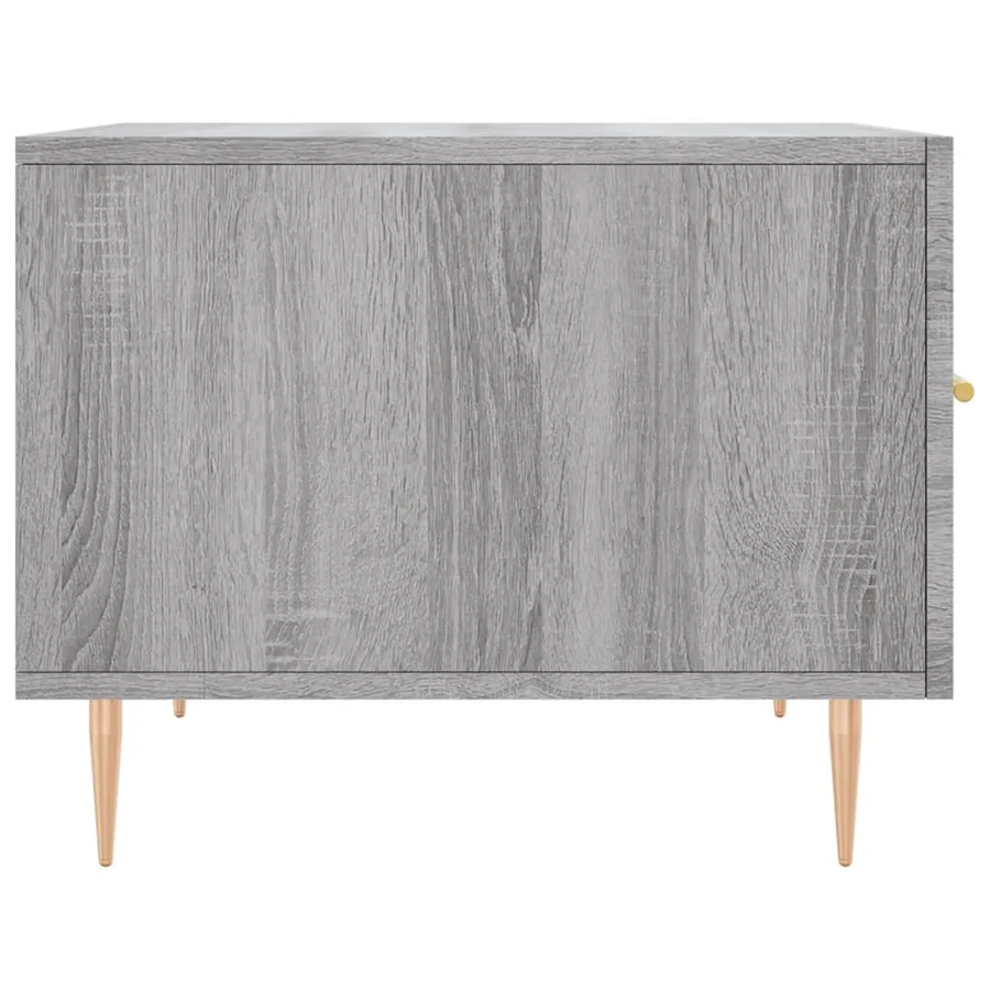 Tables basses 2 pcs sonoma gris 50x50x40 cm bois d'ingénierie - 8