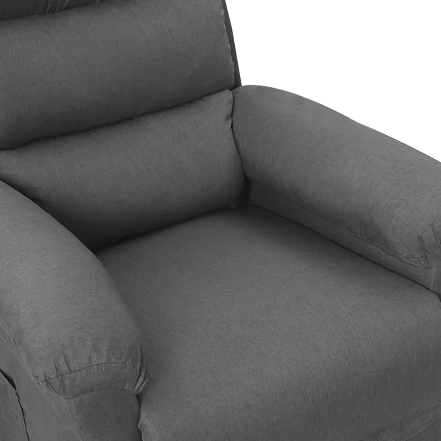 Fauteuil inclinable Gris clair Tissu - 8