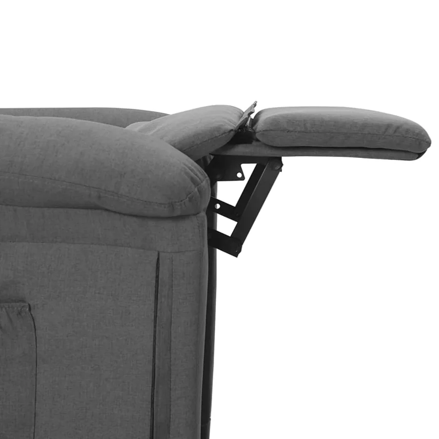 Fauteuil inclinable Gris clair Tissu - 9