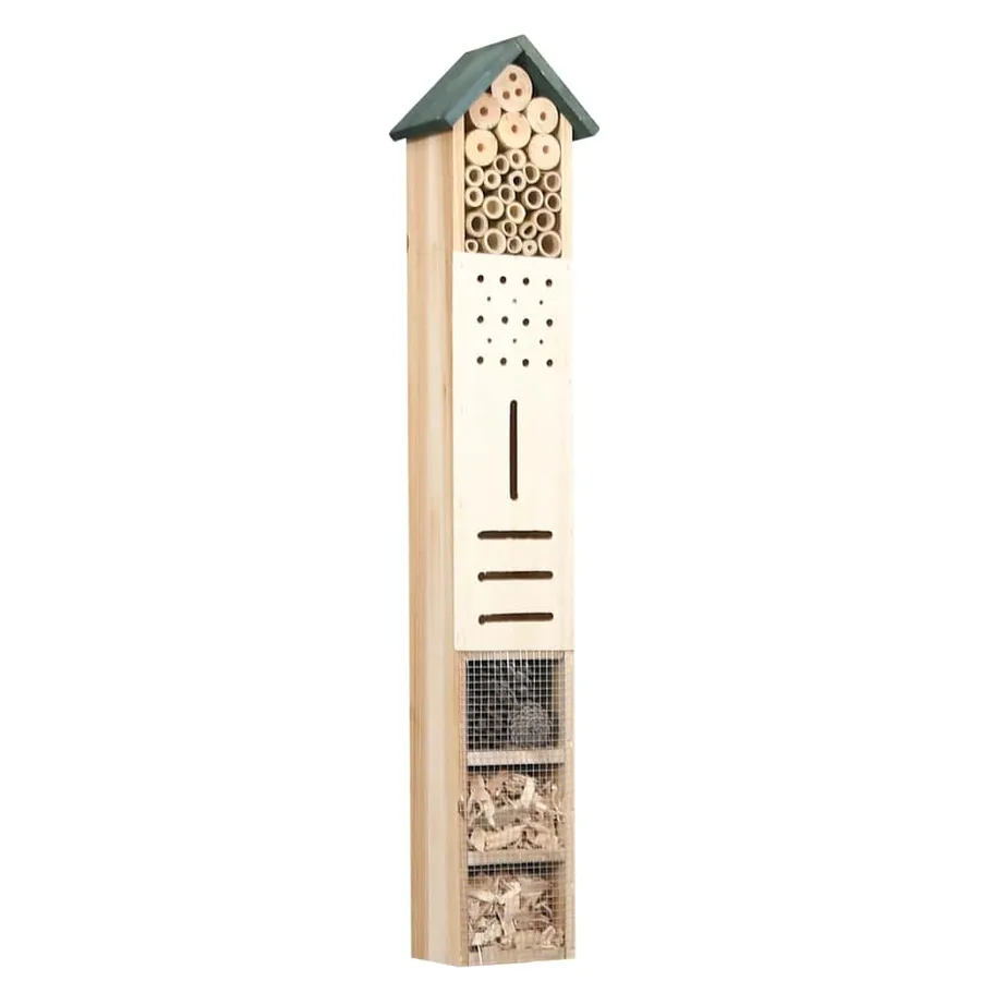 Hôtel à insectes 15x11x150 cm Bois de sapin - 5
