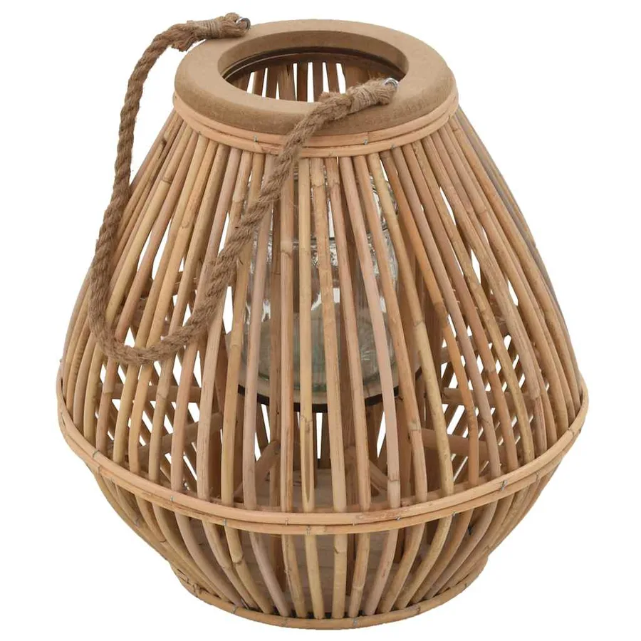 Bougeoir suspendu Osier naturel - 3