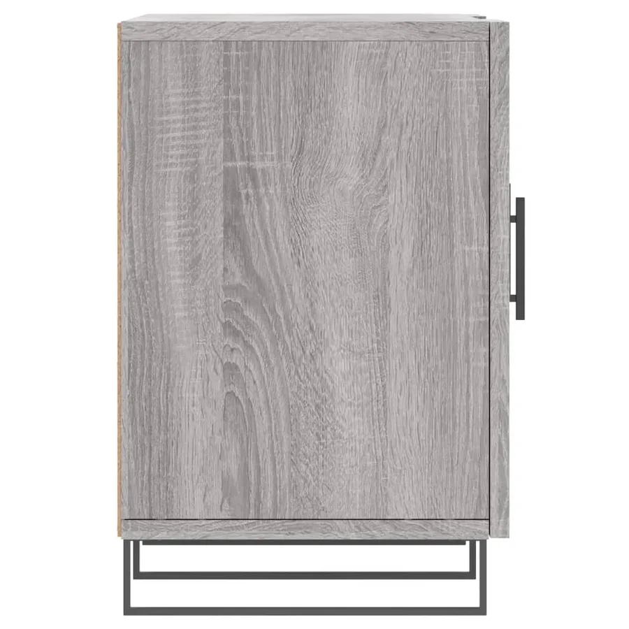 Meuble TV sonoma gris 150x30x50 cm bois d'ingénierie - 7