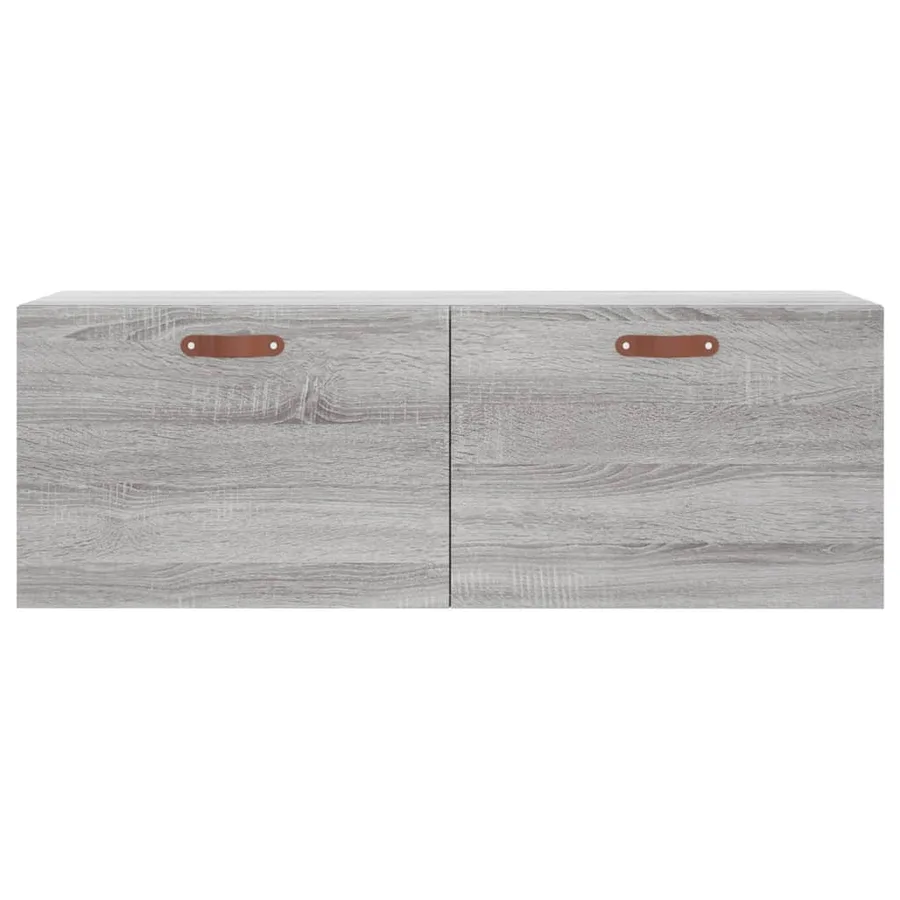 Armoire murale sonoma gris 100x36,5x35 cm bois d'ingénierie - 5