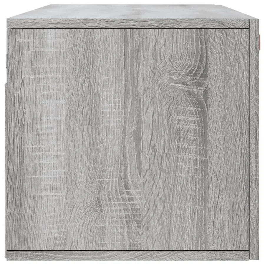 Armoire murale sonoma gris 100x36,5x35 cm bois d'ingénierie - 7