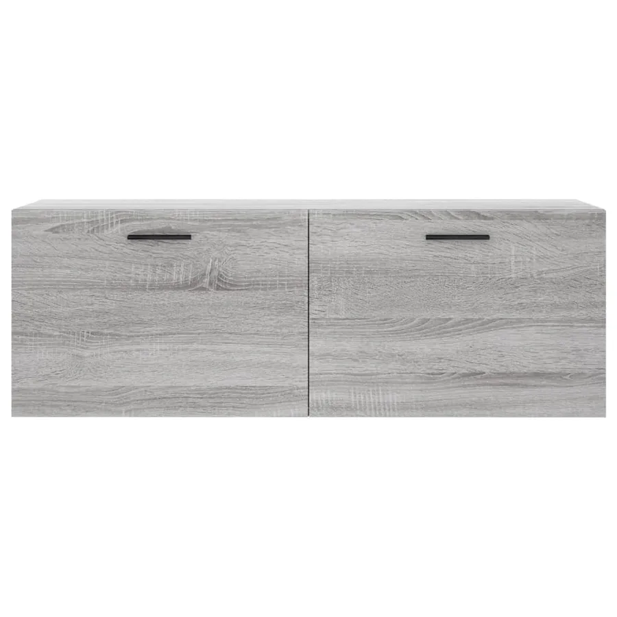 Armoire murale sonoma gris 100x36,5x35 cm bois d'ingénierie - 3