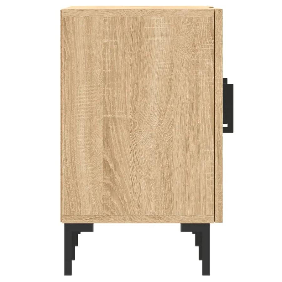 Meuble TV chêne sonoma 150x30x50 cm bois d'ingénierie - 7