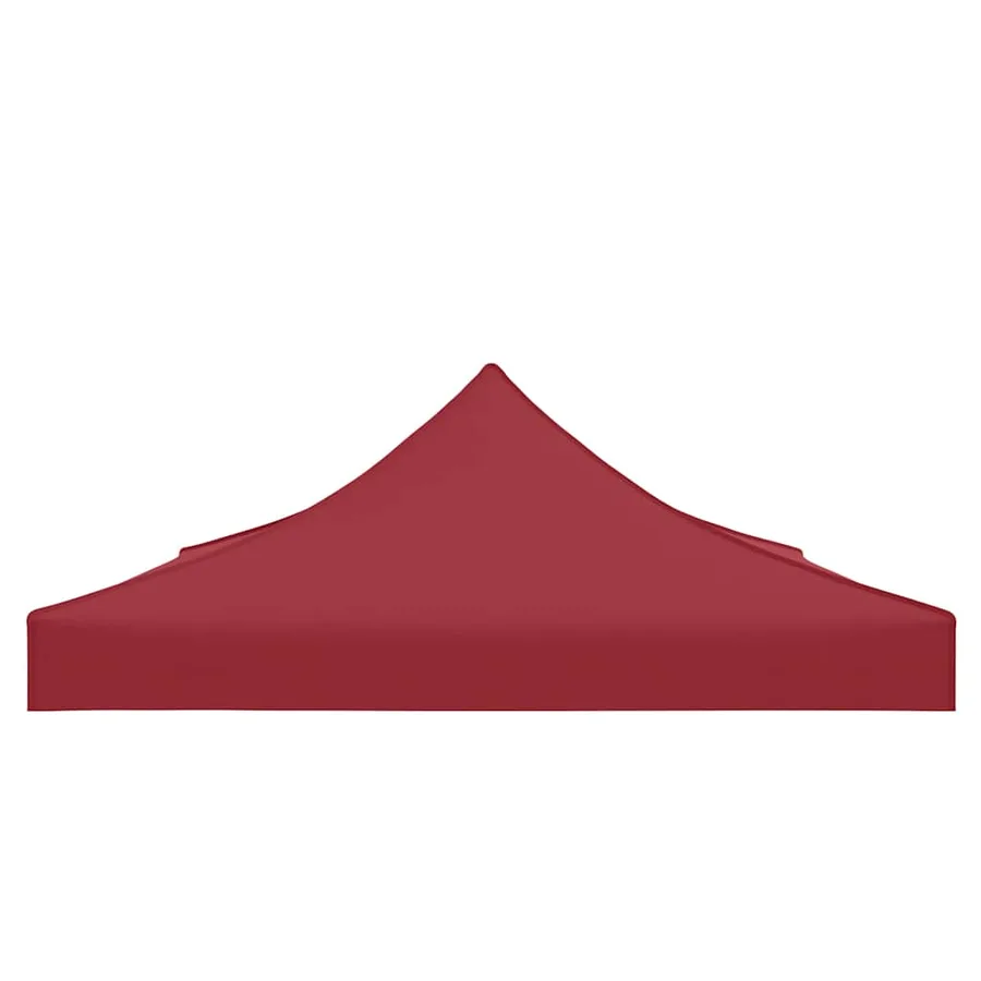 Toit de tente de réception 4,5x3 m Bordeaux 270 g/m² - 5