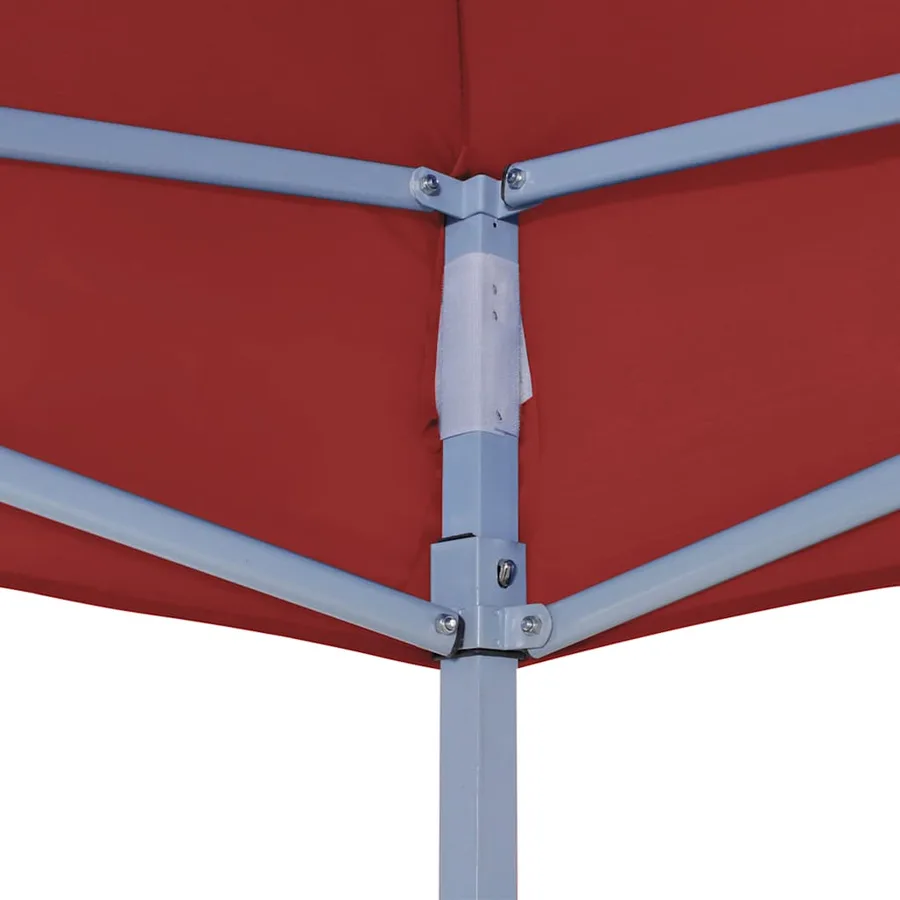Toit de tente de réception 4,5x3 m Bordeaux 270 g/m² - 6