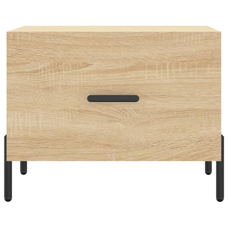 Tables basses 2 pcs chêne sonoma 50x50x40 cm bois d'ingénierie - 6