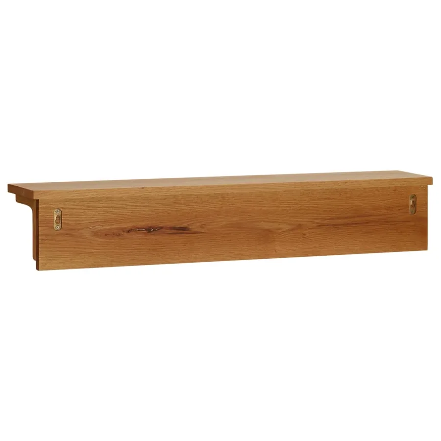 Porte-manteau 90x16x16 cm Bois de chêne massif - 4