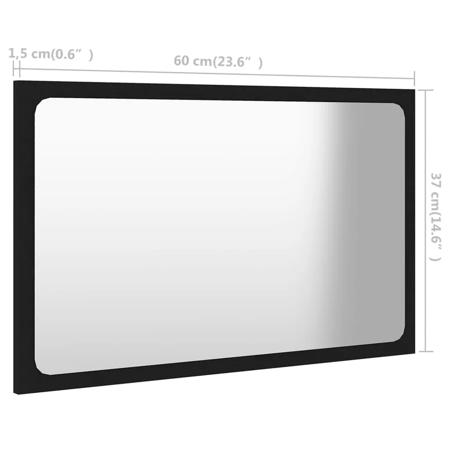 Ensemble de meubles de salle de bain Noir Aggloméré - 17