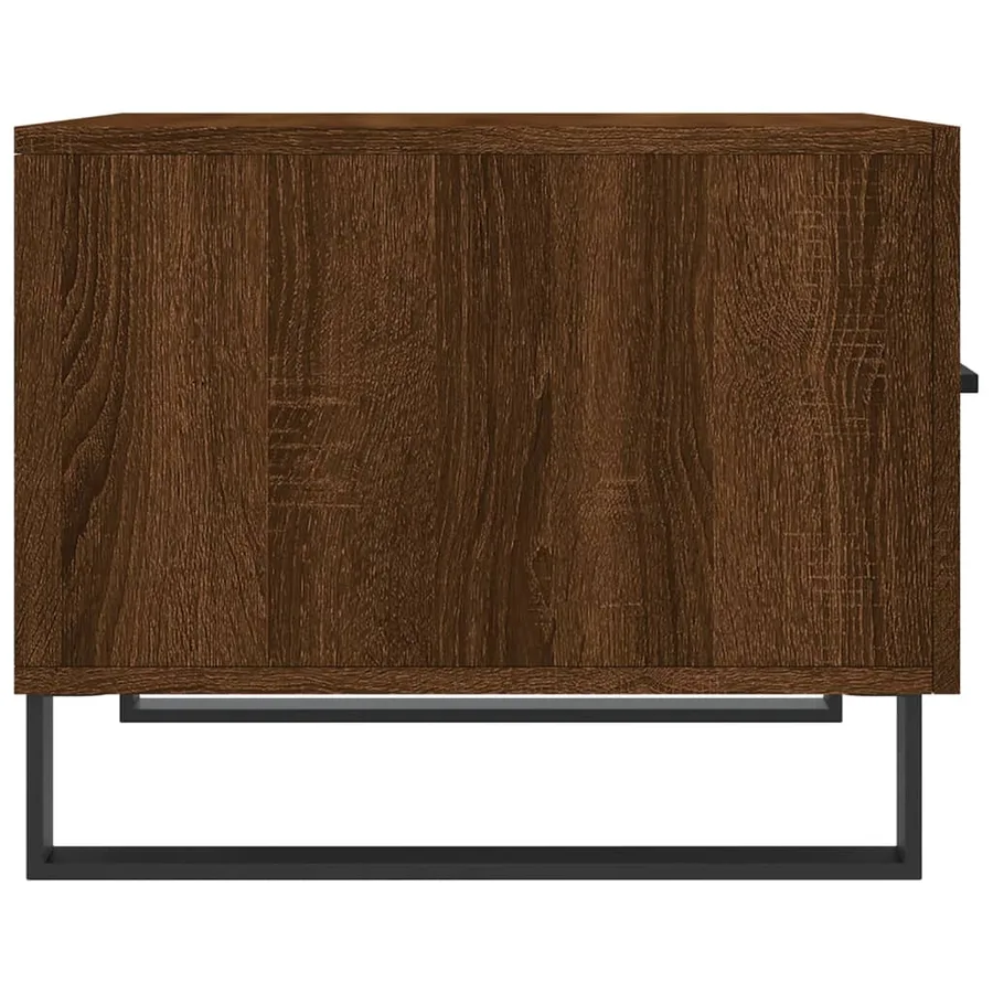 Tables basses 2 pcs chêne marron 50x50x40 cm bois d'ingénierie - 8