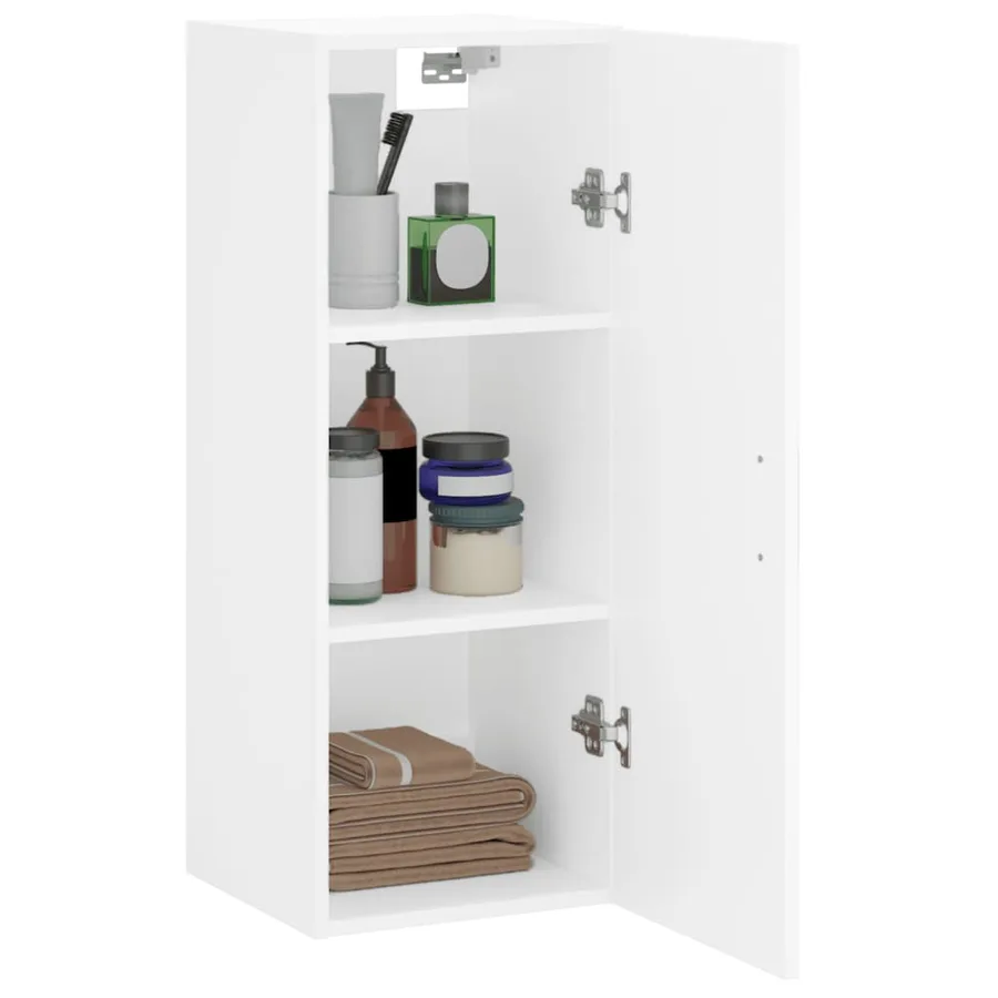Armoire murale blanc 34,5x34x90 cm - 5