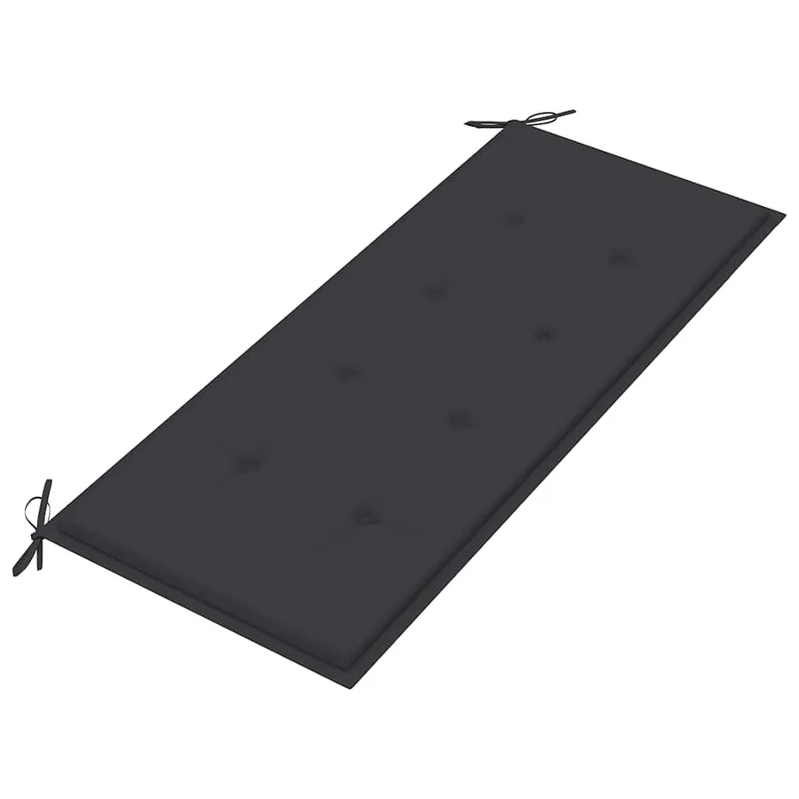 Banc de jardin avec coussin 120 cm Bambou - 5