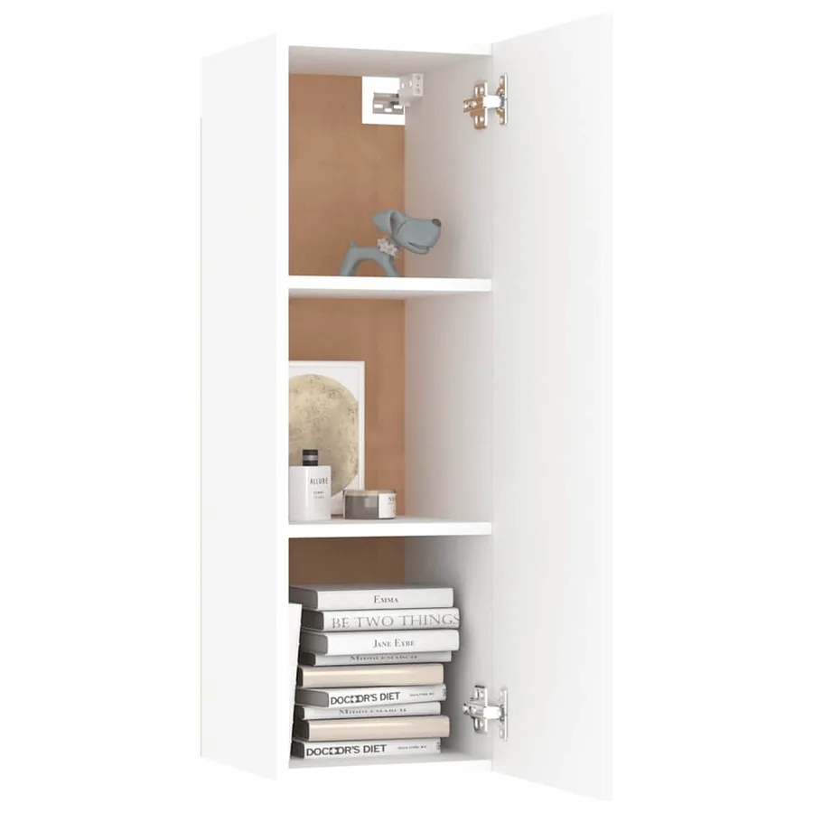 Ensemble de meubles TV 10 pcs Blanc Bois d'ingénierie - 7