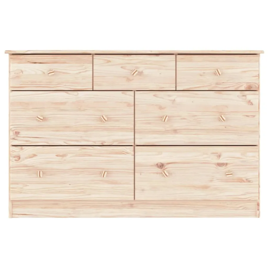 Commode ALTA 112x35x73 cm bois massif de pin - 4