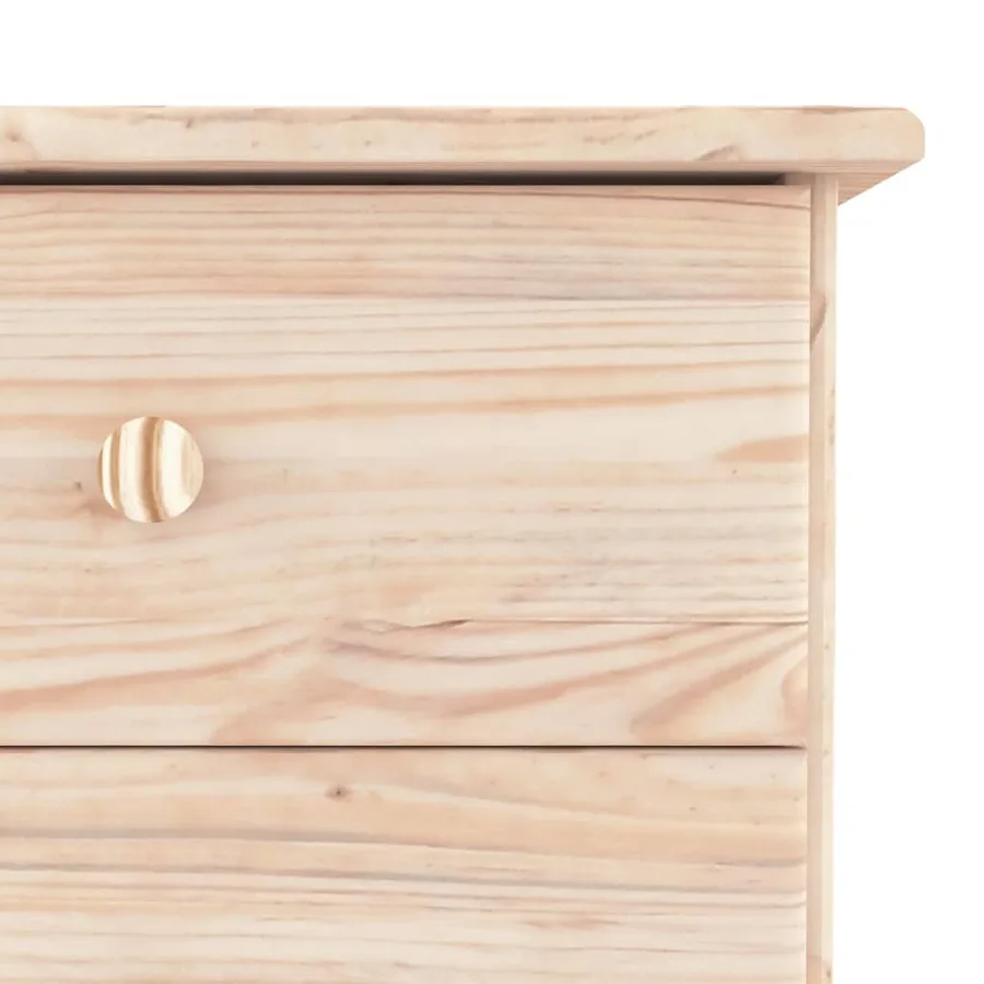 Commode ALTA 112x35x73 cm bois massif de pin - 8