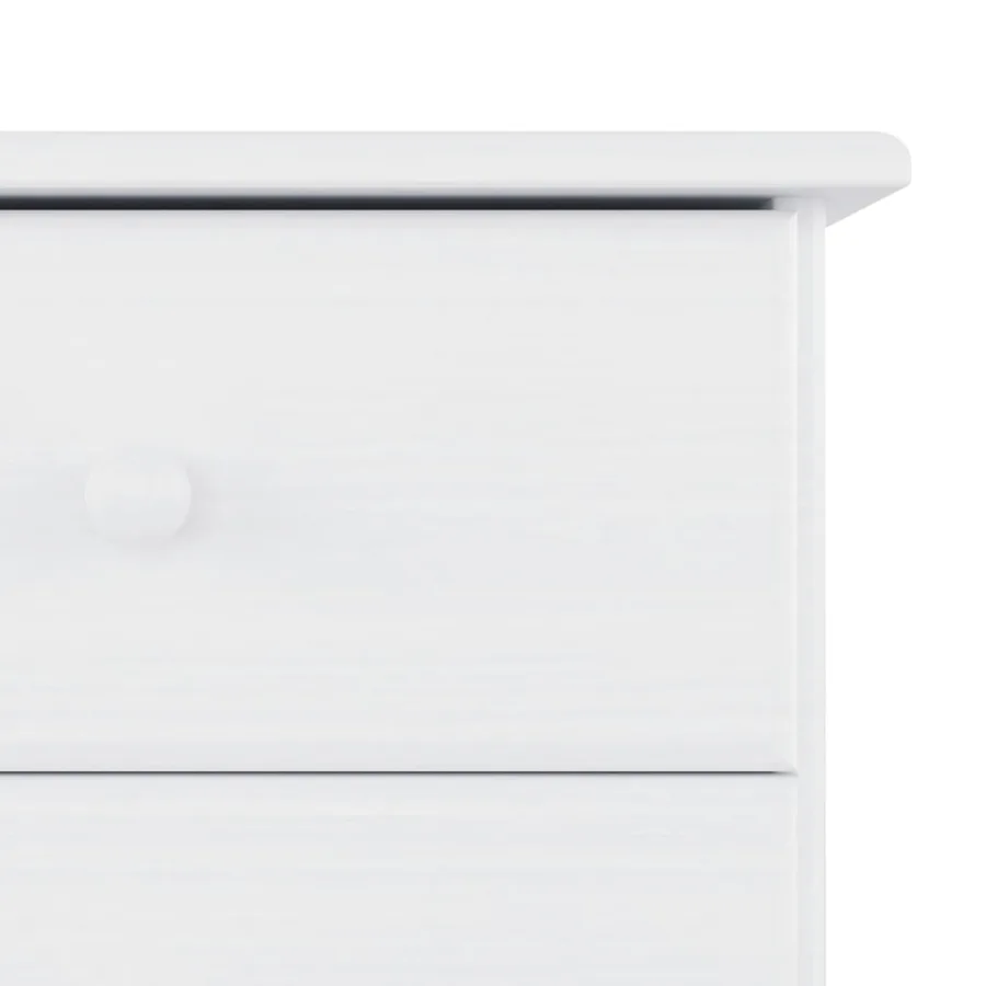 Buffet ALTA blanc 77x35x165 cm bois massif de pin - 10