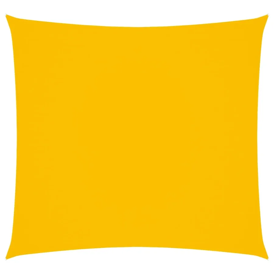 Voile de parasol tissu oxford carré 7x7 m jaune - 2